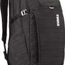 Thule Construct Backpack - School, Work & Travel - Padded Laptop Sleeve - Internal Organizational Quick Access Front Pocket (Black New)