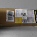 UNISHADES no Drill Cordless Roman Shades for Windows, 33" W 64" H - 100% Blackout - Linen - Beige