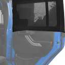 EcoNour Rear Window Shade for Jeep Wrangler | Car Window Mesh Screen for Camping, Bug & Privacy | Blackout Window Cover to Protect Sun & UV Rays for 1997 to 2025 Jeep Wrangler JK TJ JL & Gladiator JT