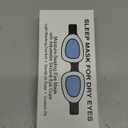 Sleep Mask for Dry Eyes, Black