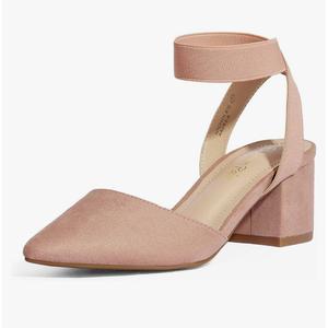 DREAM PAIRS Womens Low Block Chunky Heel Ankle Strap Dress Pumps Shoes Size 8.5