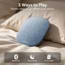 Kinglucky Upgrade F50 Under Pillow Speaker for Sleeping, Bluetooth 6.0 Sleep Speaker with Built-in Sleep Sounds + TF/microSD Offline, Auto-Off Timer, Up to 10 Hours Sleep Speaker for Side Sleeper Blue