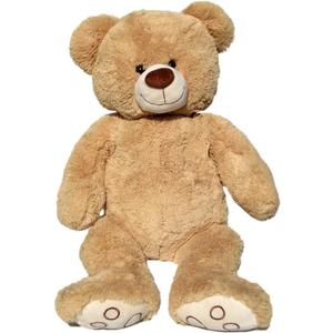 Wagner·Stofftiere Giant XXL Teddy Bear 100 cm Large in Light Brown Plush Bear Cuddly Bear