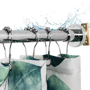 Artiwell Heavy Duty Shower Rod, Adjustable Shower Curtain Rod, Expandable 47-84 Inch, Permanent Mount Shower Rod, Never Rust Stainless Steel For Window Curtain and Closet, Chrome Plated