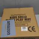 ProSource Foam Puzzle Floor Play Mat for Kids and Babies with Solid Colors, 36 or 16 Interlocking Tiles with Borders, Assorted