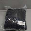 Men's Quarter Zip Sweatshirt Pullover Sweater Casual Long Sleeve Stand Collar Quarter Sweaters (Large, Black)