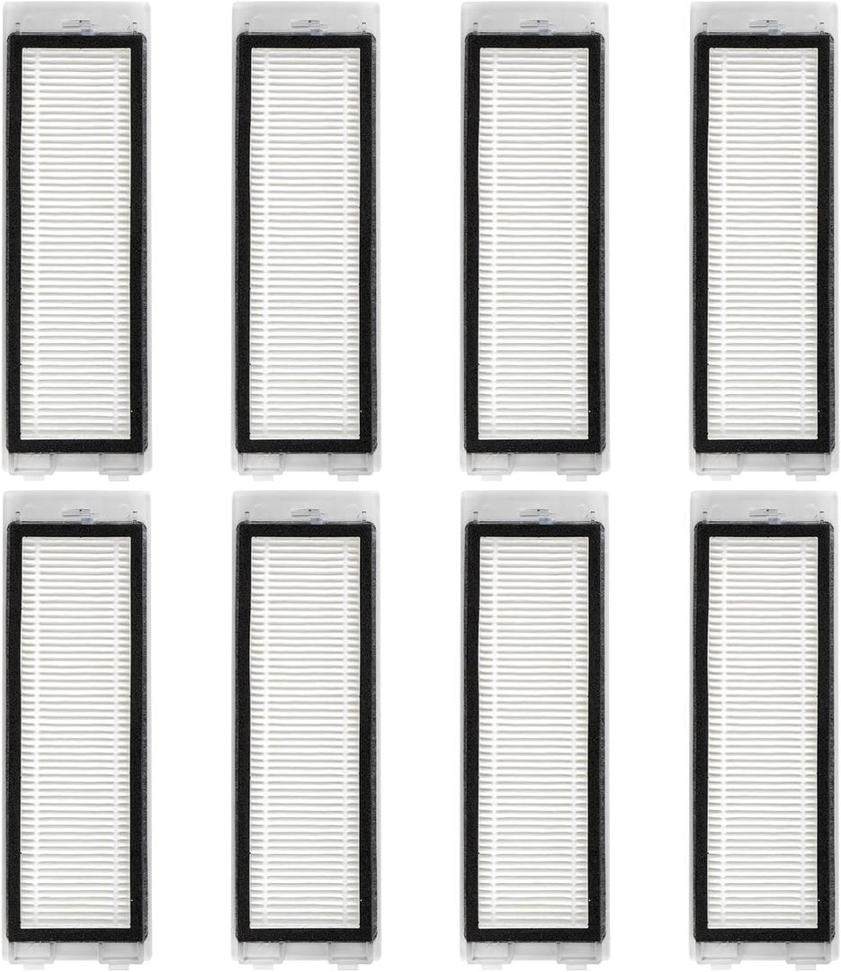 (8 Pieces) Q Revo Replacement HEPA Filters Compatible With Roborock Q Revo Robot Vacuum Cleaner, Replacement Parts Filters, Q Revo filter 8 Pack