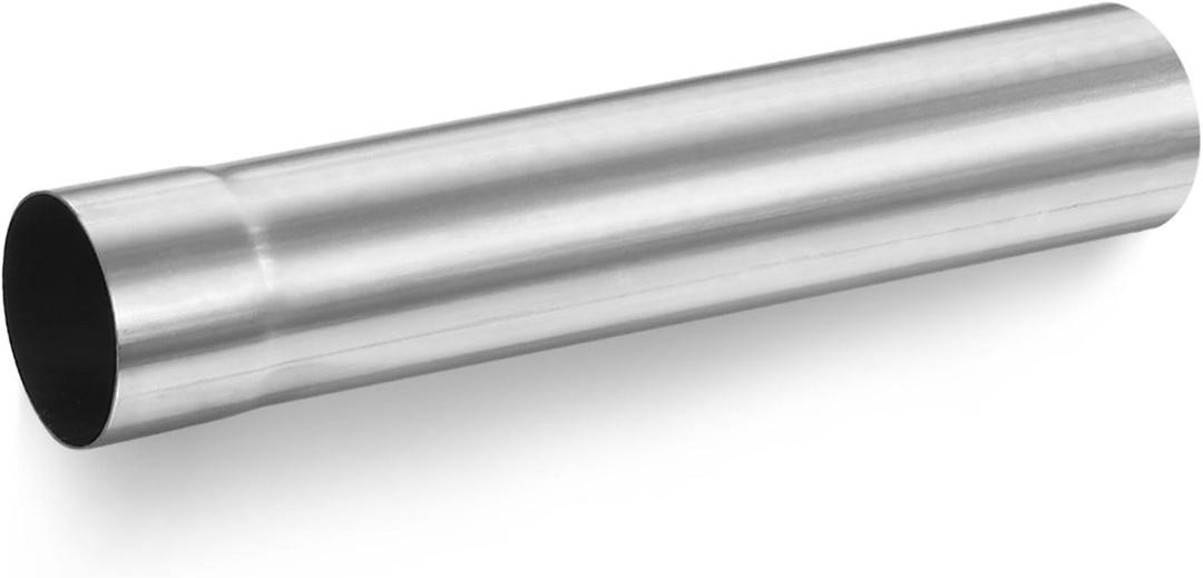 A-KARCK Straight Exhaust Pipe 3" OD, Stainless Steel 18" Long Mandrel Exhaust Tube