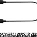 Skullcandy Crusher Evo Wireless Bluetooth Headphones with Extra USB-C Charging Cable, Multi-Sensory Bass, Noise Isolating Over-Ear Fit, 40 Hours Battery, Microphone for iPhone Android - Chill Grey