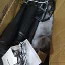 Outdoor Lamp Post Light 3-Head, Classic Vintage Light Pole with Clear Glass Panels, E27 Base, Dusk to Dawn Waterproof Street Light for Patio, Backyard, Garden, Driveway (Black)