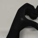 DOVDOV Black Heart Hand Sculpture, Heart Hand Statue Home Decor Aesthetics, Suitable for Bookshelf Console Table Office Entrance Decoration Bohemian Wedding Decoration and Small Ornaments.