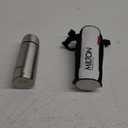 Milton Thermosteel Flip Lid Flask 350, Double Walled Vacuum Insulated Thermos 350 ml | 12 oz | 24 Hours Hot and Cold Water Bottle with Cover, 18/8 Stainless Steel, BPA Free, Leak-Proof | Silver