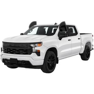 Precut Window Tint Film for Chevy Silverado 1500 Crew 2019-2026 Front Row Window 5% VLT 2Ply Anti-Shatter, UV Block, Privacy Protection, Easy Install, No Trimming Needed,Heat & Glare Reduction