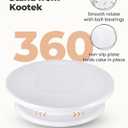 Kootek Cake Stand, 11 Inch Rotating Cake Turntable for Decorating, Display & Baking, Smooth Revolving Spinner Stand (White)