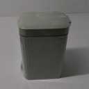 Feisco Small Trash Can with Lid,Small Bathroom Trash Can with Foot Pedal and Press Type Lid,Slim Step-On Trash Bin Wastebasket Garbage Can for Kitchen,Bathroom Office, Bedroom (Green, 1.8 Gallon)