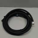 6AN PTFE Fuel Hose Line 5/16 Inch, AN6 Fuel Line 1885 PSI Nylon Braided Blackfor E85 Gasoline Biodiesel Diesel, 15 FT