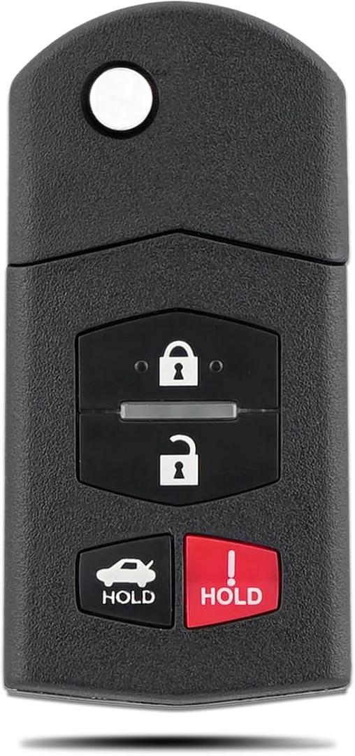 Key Fob Replacement Fits for 2010-2013 Mazda 3 Sedan Mazda 6 / 2007-2013 Mazda CX-9/ 2006-2015 Mazda MX-5 Miata Keyless Entry Remote Control BGBX1T478SKE12501