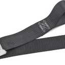 PowerTye Cam Buckle Tie Down Straps  2 inch x 12ft Straps with Latch Hooks  Ideal for Motorcycle, ATV, Trailers, and Truck Bed Cargo  600 lb WLL & 1,800 lb Break Strength  USA Made, Black (Pair)