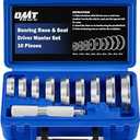 Orion Motor Tech Bearing Press Kit, 10pc Bearing Race and Seal Driver Set with Seal Driver and 9 Bearing Adapters, Seal Installer Bearing Driver Kit for Bearing Installation