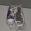 Mvlsoct Boys and Girl Low Top Canvas Kids Lace up Sneakers, Size 33