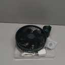 10 Inch Oscillating Wall Mount Small Fan with Remote Control and Timer, 4 Speeds, Included Adapter, 60Adjustable Tilt, High Velocity, 1.8m Cord, Quiet, for RV Bedroom Kitchen Gym, Garage