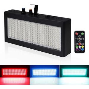 Stage Strobe Light, Super Bright Flash Stage Lighting, Sound Activated and Speed Control RGB Strobe Light, Flash Party Lighting for Wedding, Xmas, Birthday, Club, DJ (270 LED)