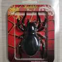 Halloween Black Flocking Spider,Simulation Trick-or-Treating Toys