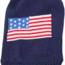 Dog Sweaters for Small Dogs - American Flag Puppy Sweater Warm Coats ChristmasSweatshirt Knitwear Pet Clothes for Puppy (Size S) (Picture 1)