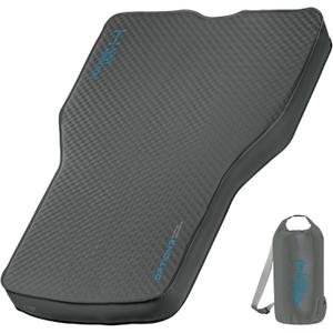 LOSTHORIZON Camping Air Mattress with Foam for Tesla, Self Inflating Sleeping Pad with Air Pump, 4.5" Thick, R-Value 13, Model Y