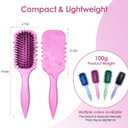 2 x Curl Defining Brush  Curly Hair Brush for Wet or Dry Use  Detangles Knots, Reduces Frizz  Styling Tool for All Hair Types, Unisex (Watercolor pink)