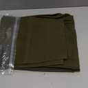 Eddoyee Harem Pants for Women, High Waisted Elastic Cropped Pants Ankle Length with Cargo Seam Layered Design (Small, Army Green)