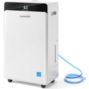 2026 Upgraded ENERGY STAR Dehumidifier, 80 Pint/Day, 5000 Sq.Ft for Whole Home & Basement, 1.72 Gal Tank, 35dB Quiet, Child Lock, Sleep/Fan/Dry Modes, 24H Timer & Auto Continuous Drain | 5000 Sq.Ft dehumidification area.1.72 Gal Tank, 35dB Quiet,Child Lock, Sleep/Fan/Dry Modes, 24H Timer & Auto Continuous Drain
