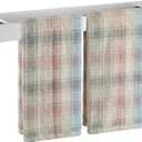 Bathroom Towel Bars,16-Inch Stainless Steel Towel Bar for Large Towel,Strong Self-Adhesive/Screws Wall Mounting,Rust-Proof,Towel Holder for Bathroom and Kitchen Storage (Brushed Nickel)