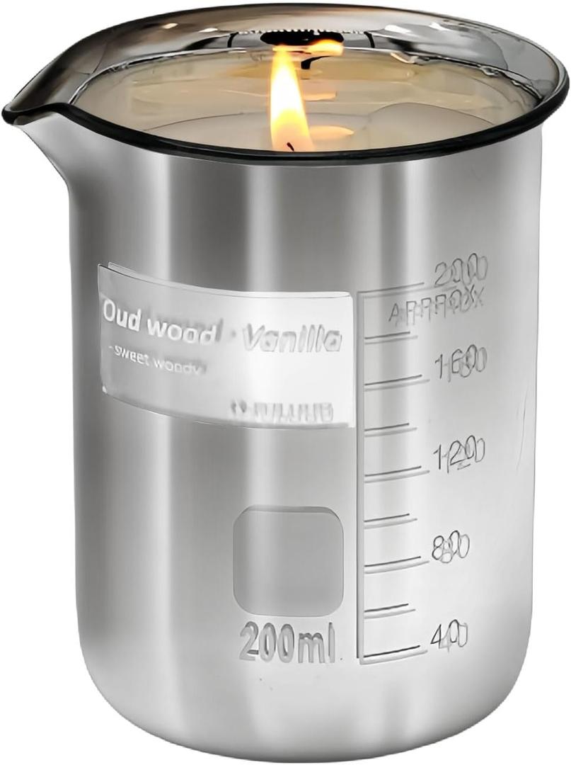 2 Pack Vanilla Candles for Home - Natural Soy Candles | Christmas Gifts for Women Men | 40 Hours Long Burning 7oz