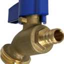 XFITTING 1/2 inch Pex x 3/4 inch GHT Hose Bibbs, 1/4 inch Turn, Pex B Crimp Version, 5-3-1=1XX, 1 Piece