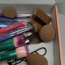 BS-MALL Makeup Brushes & Beauty Tools Assortment Box  Curated Collection of Makeup Brushes, Makeup Bag, Makeup Sponge, Hair Ties & More Professional Beauty Tools for Daily Use & Travel (M)