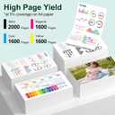 962XL Ink Cartridges Combo Pack Replacement for HP 962XL 962 Black and Color Ink Cartridges Work for hp officejet pro 9010 9015 9018 9020 9025 9026 9019 9012 9013 9014 9016 9022 9023 Printer (4 Pack)