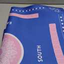 Mahjong Mat, Non-Slip & Noise-Reduction Mahjong Table Mat 32.3x32.3 Inch, Ideal for Mahjong, Poker, Card, Dominoes, Board Games(Blue)