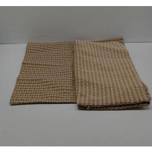 Aegero Pack of 2 Corduroy Decorative Throw Pillow Covers 24x23InchSoft Striped Pillow Covers Modern Farmhouse Home Decor for Sofa Living Room Couch Bed（Coffee）