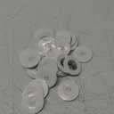 LED Coaster White,36 Pack Light Up Coasters,Wine Bottle Lights Coaster Discs for Drinks,Flash Cup Coaster Flashing Shots Light (White)