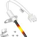 Upgraded 903110A Furnace Hot Surface Ignitors for Nordyne Furnace Ignitor Replacement, 903110 Round Silicon Nitride Hot Surface Igniters with Plug replace 632504 632313 632313C FC047