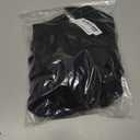 Victorian Blouse for Women Vintage Ruffle Long Sleeves Shirt Tops (X-Large, Black)