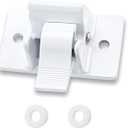 for RV Camper Trailer Bottom Mounting Bracket 8300 8500 9000 Awning Replacement White Lower 1 pc