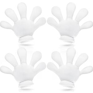 Geyoga 2 Pairs Jumbo Cartoon Hands Large Costume Gloves, Halloween Gloves for Party Birthday Role Playing Costumes