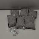 Charcoal Odor Absorber for Strong Odor (6 Pack, 100g each), Bamboo Charcoal Air Purifying Bag, Basement Musty Odor Eliminator Deodorizer, Activated Charcoal Odor Absorber for Closet, Shoe, Car