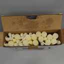 YOROXRG 36 Pack Ivory White Taper Candles, 7-8 Hours Burn Time, Unscented, Smokeless and Dripless, 0.8 x 10 Inch Dinner Candle Set for Household, Wedding, Party and Home Dcor Candlesticks