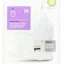 simplehuman Code G Custom Fit Drawstring Trash Bags in Dispenser Packs, 30 Liter / 8 Gallon, White  20 Liners