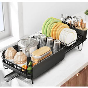 DISH DRYING RACK, Black