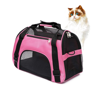 Cat Carrier for Small Cats Dogs Soft-Sided Pet Carrier for Cats Puppies Small Pets Airline Approved Lightweight Comfortable Travel Cat Dog Carrier (Small, Pink)
