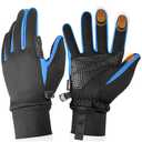 Sukeen Winter Gloves Men Women, Touchscreen Anti-Slip Warm Mens Gloves for Running Driving Cycling Hiking Biking Outdoor Sports Daily Work, Blue, M